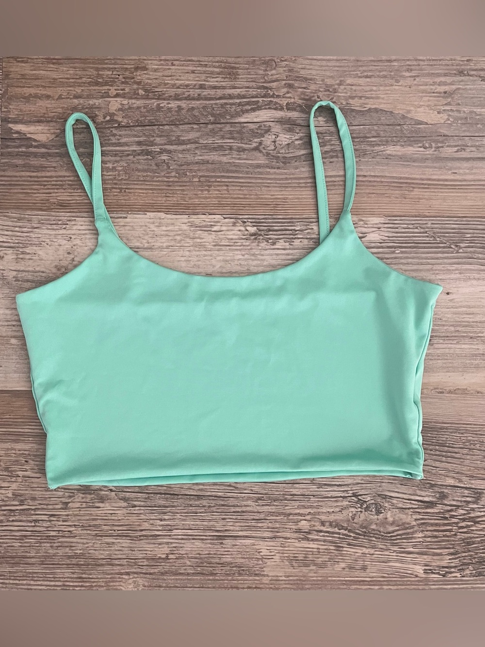 Mint Green Crop Top Small